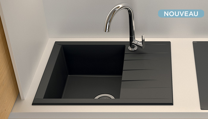 evier a encastrer cube xs resine